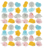 LAST CHANCE - LIMITED STOCK - SALE  - Glitter Animal Mochi Squishy  - Adorable Cute Kawaii - Individually Wrapped Toys - Sensory, Stress, Fidget Party Favor Toy