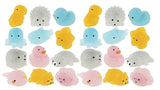 Glitter Animal Mochi Squishy  - Adorable Cute Kawaii - Individually Wrapped Toys - Sensory, Stress, Fidget Party Favor Toy