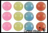BULK - WHOLESALE - SALE - Individually Wrapped Small Amazing 1.5" Glitter Stress Ball - Ceiling Sticky Glob Balls - Squishy Gooey Shape-able Squish Sensory Squeeze Balls