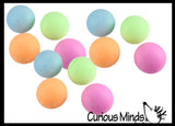 Boxed 2.5" Glow in the Dark Doh Filled Stress Ball - Glob Balls - Squishy Gooey Shape-able Squish Sensory Squeeze Balls