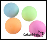LAST CHANCE - LIMITED STOCK  - Boxed 2.5" Glow in the Dark Doh Filled Stress Ball - Glob Balls - Squishy Gooey Shape-able Squish Sensory Squeeze Balls