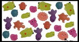 Glow in the Dark Animal Mochi Squishy  - Adorable Cute Kawaii - Individually Wrapped Toys - Sensory, Stress, Fidget Party Favor Toy Light Activated