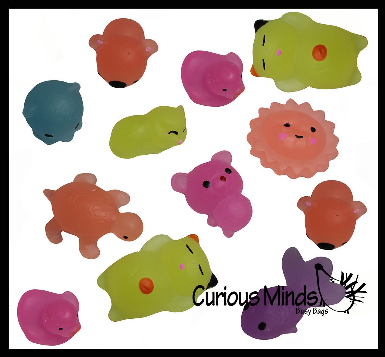 Mini Squishy Toys Kids Party Favors Random Animals Mini - Temu