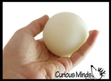 NeeDoh Glow in the Dark Light Activated Soft Doh Filled Stretch Ball - Ultra Squishy and Moldable Relaxing Sensory Fidget Stress Toy Nee Doh