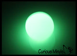 NeeDoh Glow in the Dark Light Activated Soft Doh Filled Stretch Ball - Ultra Squishy and Moldable Relaxing Sensory Fidget Stress Toy Nee Doh