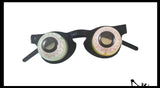 LAST CHANCE - LIMITED STOCK  - SALE -  Fun Novelty Wiggle Google Eye Spring Eye Glasses - Funny Gag Costume Sunglasses for Kids