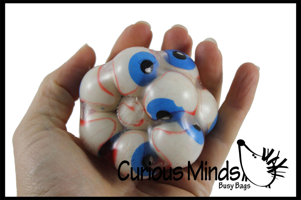 Gross Eyeball Filled Squishy Sticky Stress Ball - Body Parts - Anatomy Eye - Optometrist