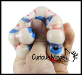 Gross Eyeball Filled Squishy Sticky Stress Ball - Body Parts - Anatomy Eye - Optometrist