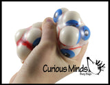 Gross Eyeball Filled Squishy Sticky Stress Ball - Body Parts - Anatomy Eye - Optometrist