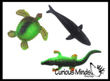 Grow an Animal in Water - Add Water and it Grows up to 9" - Sea Critter Toy Bath Fun Science Expanding Novelty Magic Absorbent Polymer Toy