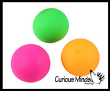 BULK - WHOLESALE - SALE - Box of 3 Soft Doh Filled 2" Stress Ball - Squishy Gooey Squish Sensory Squeeze Balls