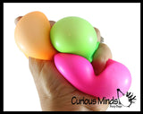 BULK - WHOLESALE - SALE - Box of 3 Soft Doh Filled 2" Stress Ball - Squishy Gooey Squish Sensory Squeeze Balls