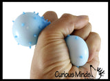 BULK - WHOLESALE - SALE - Spiky Bumpy Soft Doh Filled 2.5" Stress Ball - Squishy Gooey Shape-able Squish Sensory Squeeze Balls