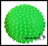 BULK - WHOLESALE - Spiky Bumpy Soft Doh Filled 2.5" Stress Ball - Squishy Gooey Shape-able Squish Sensory Squeeze Balls