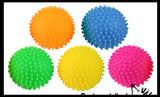 BULK - WHOLESALE - SALE - Spiky Bumpy Soft Doh Filled 2.5" Stress Ball - Squishy Gooey Shape-able Squish Sensory Squeeze Balls