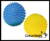 BULK - WHOLESALE - SALE - Spiky Bumpy Soft Doh Filled 2.5" Stress Ball - Squishy Gooey Shape-able Squish Sensory Squeeze Balls