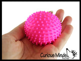 BULK - WHOLESALE - SALE - Spiky Bumpy Soft Doh Filled 2.5" Stress Ball - Squishy Gooey Shape-able Squish Sensory Squeeze Balls