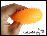 BULK - WHOLESALE - SALE - Spiky Bumpy Soft Doh Filled 2.5" Stress Ball - Squishy Gooey Shape-able Squish Sensory Squeeze Balls