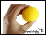 BULK - WHOLESALE - SALE - Spiky Bumpy Soft Doh Filled 2.5" Stress Ball - Squishy Gooey Shape-able Squish Sensory Squeeze Balls