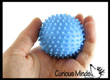 BULK - WHOLESALE - SALE - Spiky Bumpy Soft Doh Filled 2.5" Stress Ball - Squishy Gooey Shape-able Squish Sensory Squeeze Balls