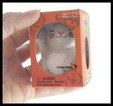 Cat Soft Cream Doh Filled Stress Ball - Squishy Gooey Squish Sensory Squeeze Balls - Kitty Kitten Lover Gift