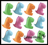 Dinosaur Soft Cream Doh Filled Stress Ball - Squishy Gooey Squish Sensory Squeeze Balls - Dino Lover Gift