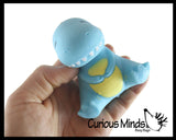 Dinosaur Soft Cream Doh Filled Stress Ball - Squishy Gooey Squish Sensory Squeeze Balls - Dino Lover Gift