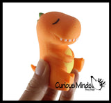 Dinosaur Soft Cream Doh Filled Stress Ball - Squishy Gooey Squish Sensory Squeeze Balls - Dino Lover Gift