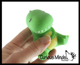Dinosaur Soft Cream Doh Filled Stress Ball - Squishy Gooey Squish Sensory Squeeze Balls - Dino Lover Gift