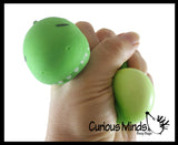 Dinosaur Soft Cream Doh Filled Stress Ball - Squishy Gooey Squish Sensory Squeeze Balls - Dino Lover Gift