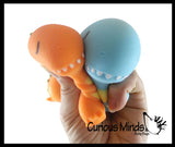 Dinosaur Soft Cream Doh Filled Stress Ball - Squishy Gooey Squish Sensory Squeeze Balls - Dino Lover Gift
