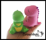 Dinosaur Soft Cream Doh Filled Stress Ball - Squishy Gooey Squish Sensory Squeeze Balls - Dino Lover Gift