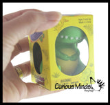 Dinosaur Soft Cream Doh Filled Stress Ball - Squishy Gooey Squish Sensory Squeeze Balls - Dino Lover Gift