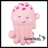 Jellyfish Soft Cream Doh Filled Stress Ball - Squishy Gooey Squish Sensory Squeeze Balls - Jellyfish Octopus Lover Gift