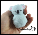 Koala Soft Cream Doh Filled Stress Ball - Squishy Gooey Squish Sensory Squeeze Balls -  Koala Bear Lover Gift