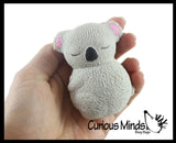 Koala Soft Cream Doh Filled Stress Ball - Squishy Gooey Squish Sensory Squeeze Balls -  Koala Bear Lover Gift