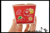 Set of 3 Gummy Candy - Taco / Sushi / Take Out Chinese Noodles - Cute and Unique Food