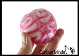 Gross Gurgling Guts Brain or Eye Stress Ball - Swishing Blood Body Parts - Unique Noisy Anatomy