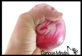 Gross Gurgling Guts Brain or Eye Stress Ball - Swishing Blood Body Parts - Unique Noisy Anatomy