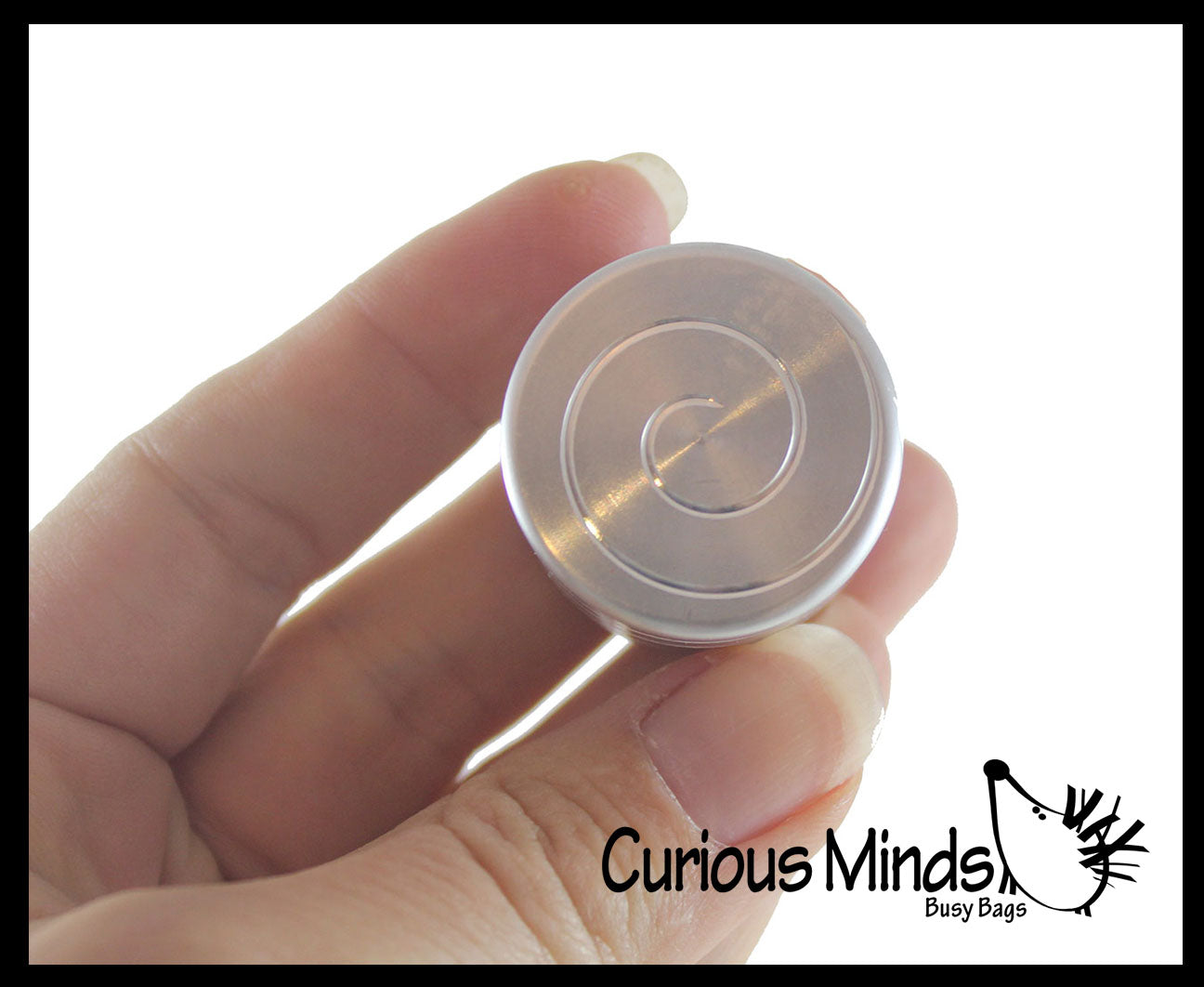 Spinning Gyroscope Fidget Desk Spiral Mesmerizing Unique - Hypno | Curious Minds Busy Bags