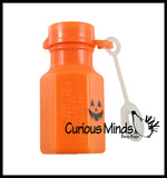Halloween Bubble Bottles - Mini Jack o Lantern Pumpkin Bubbles for Trick or Treat - Party Favors