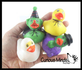 Costume Ducks -  Halloween Theme Rubber Duckies - Spooky Duck for Party or Trick or Treat
