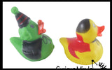 Costume Ducks -  Halloween Theme Rubber Duckies - Spooky Duck for Party or Trick or Treat