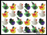 Costume Ducks -  Halloween Theme Rubber Duckies - Spooky Duck for Party or Trick or Treat