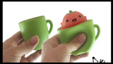 Halloween in a Cup - Surprise Character Pop Up Hide and Seek Fidget - Black Cat, Pumpkin, Frankenstein, Ghost - Small Novelty Toy Prize Gifts