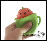 Halloween in a Cup - Surprise Character Pop Up Hide and Seek Fidget - Black Cat, Pumpkin, Frankenstein, Ghost - Small Novelty Toy Prize Gifts