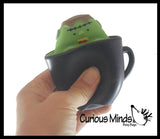 Halloween in a Cup - Surprise Character Pop Up Hide and Seek Fidget - Black Cat, Pumpkin, Frankenstein, Ghost - Small Novelty Toy Prize Gifts