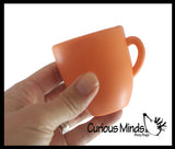 Halloween in a Cup - Surprise Character Pop Up Hide and Seek Fidget - Black Cat, Pumpkin, Frankenstein, Ghost - Small Novelty Toy Prize Gifts