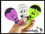 LAST CHANCE - LIMITED STOCK - SALE Cute Halloween Paddle Ball Games -  Novelty Toys - Party Favor - Trick or Treat Prize