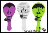 LAST CHANCE - LIMITED STOCK - SALE Cute Halloween Paddle Ball Games -  Novelty Toys - Party Favor - Trick or Treat Prize